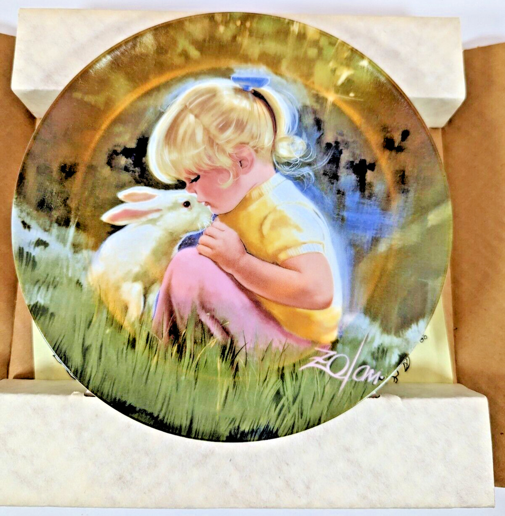 Pemberton Oakes TENDER MOMENT Children & Pets Collection Zolan 1984 Vintage